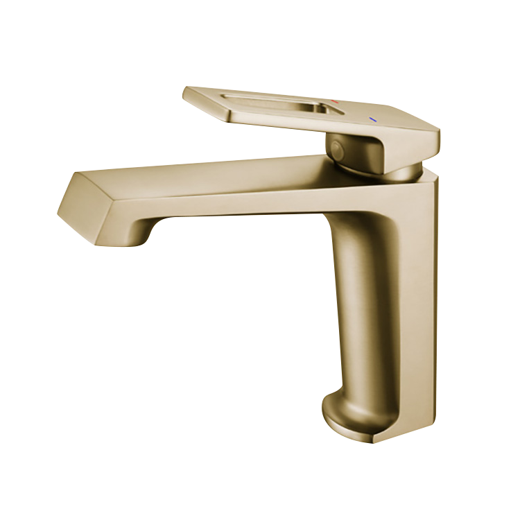 Brushed Gold ရေချိုးခန်း Faucets များ