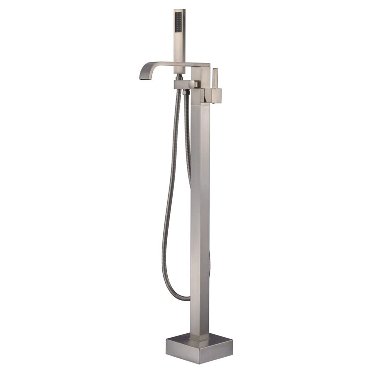 Brushed Nickel Freestanding Bathtub Faucets