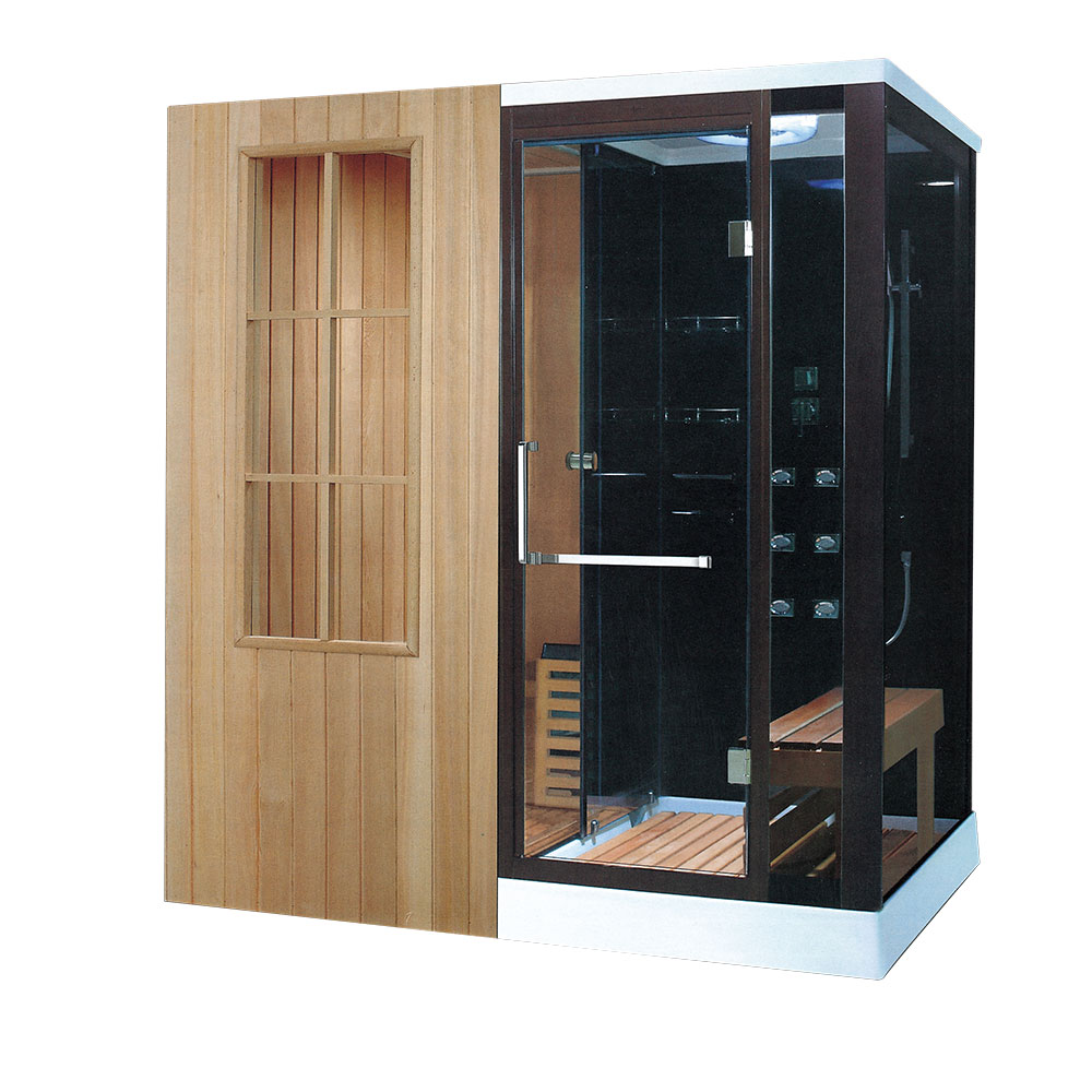 စိတ်ကြိုက်အရွယ်အစား Sauna အခန်း အခြောက်နှင့်အစို