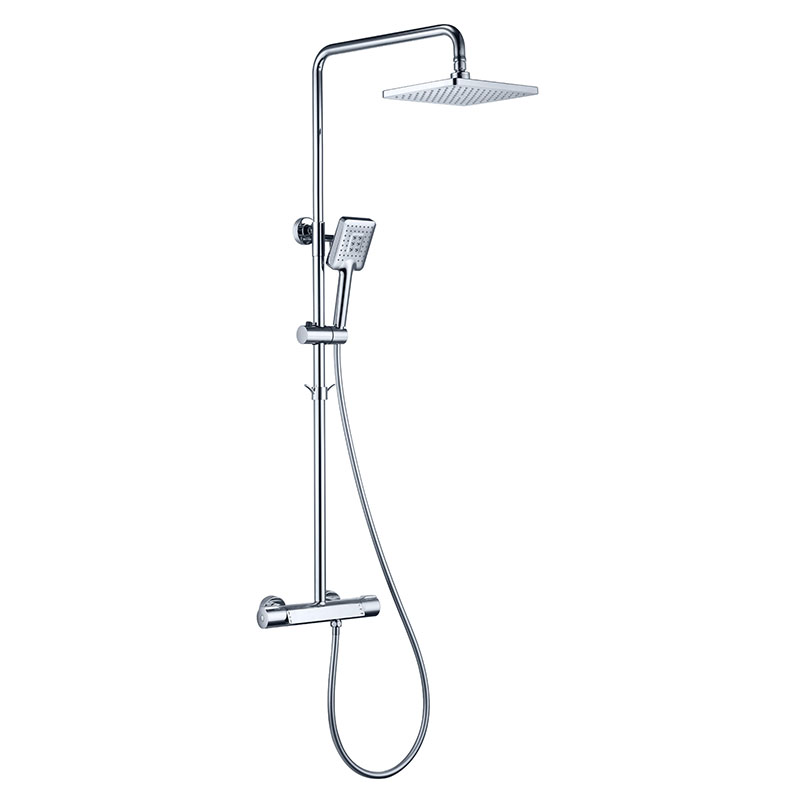 Square Shower ပါ၀င်သော Thermostatic Big shower စနစ်